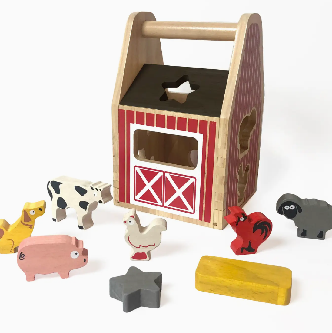 >BeginAgain-Barnyard Shape Sorter