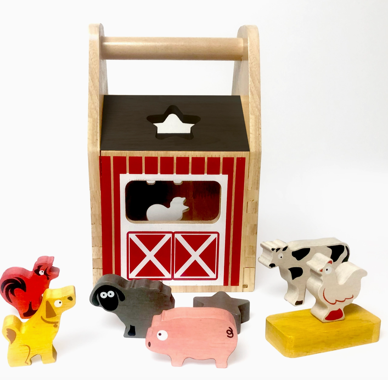 >BeginAgain-Barnyard Shape Sorter