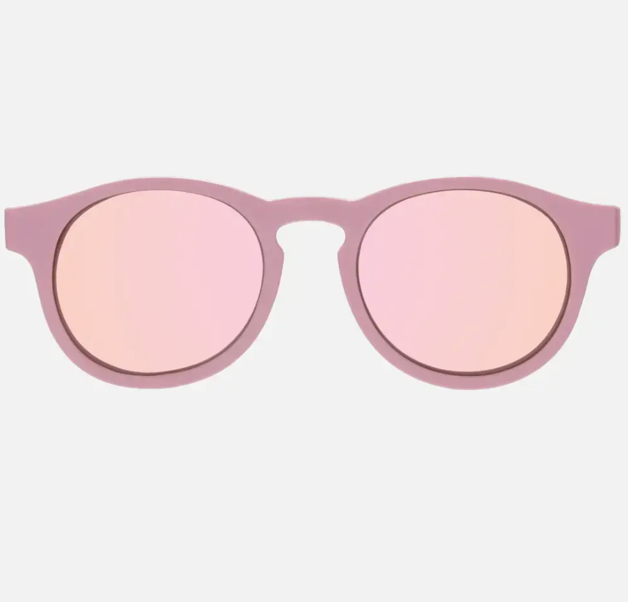 Baby and Kids Polarized Keyhole Sunglasses -  Pretty in Pink | Pink Mirrored Lens