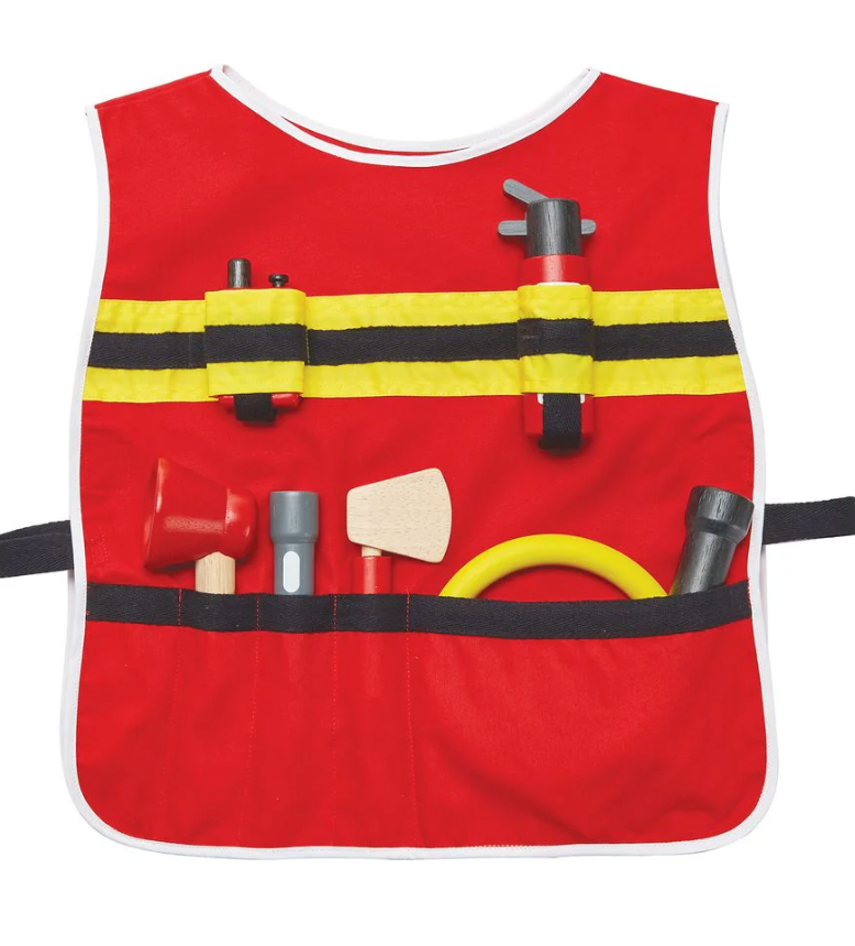 >Plan Toys -Fire Fighter Play Set -Role Play