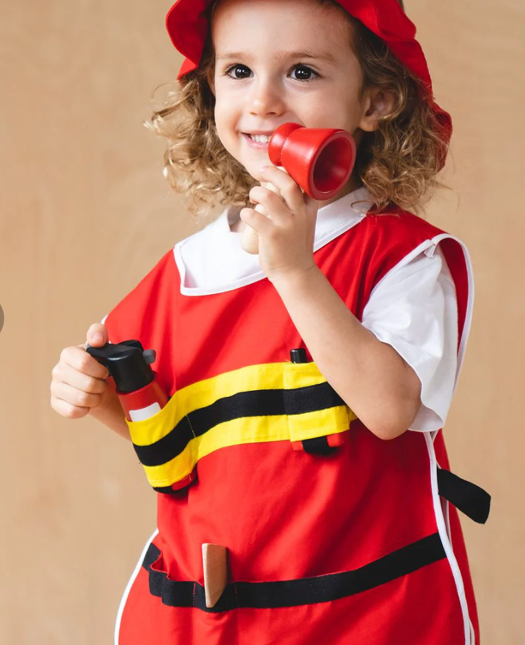 >Plan Toys -Fire Fighter Play Set -Role Play
