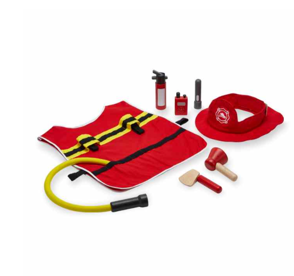 >Plan Toys -Fire Fighter Play Set -Role Play